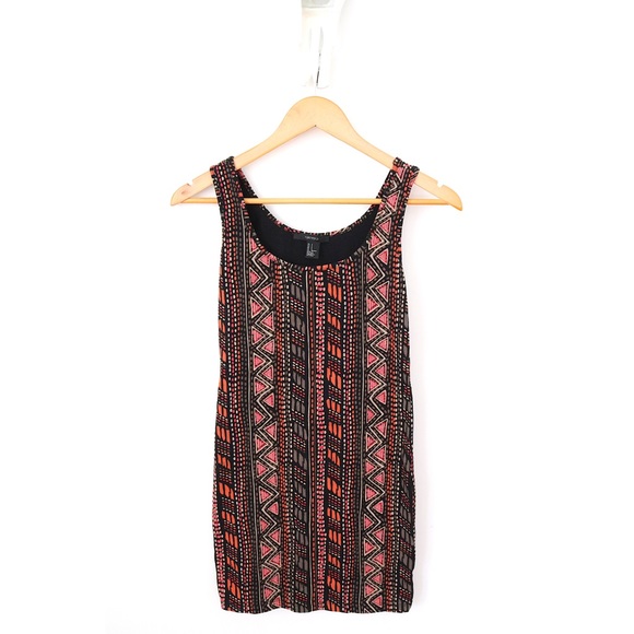Forever 21 Dresses & Skirts - Forever 21 Tribal Print Bodycon Mini Dress
